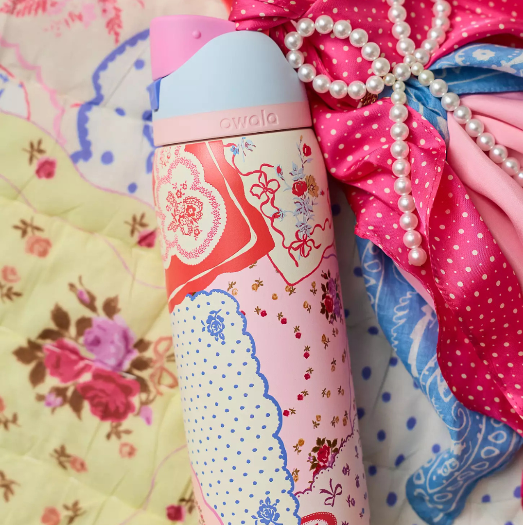 Water Bottle: Hankies Print