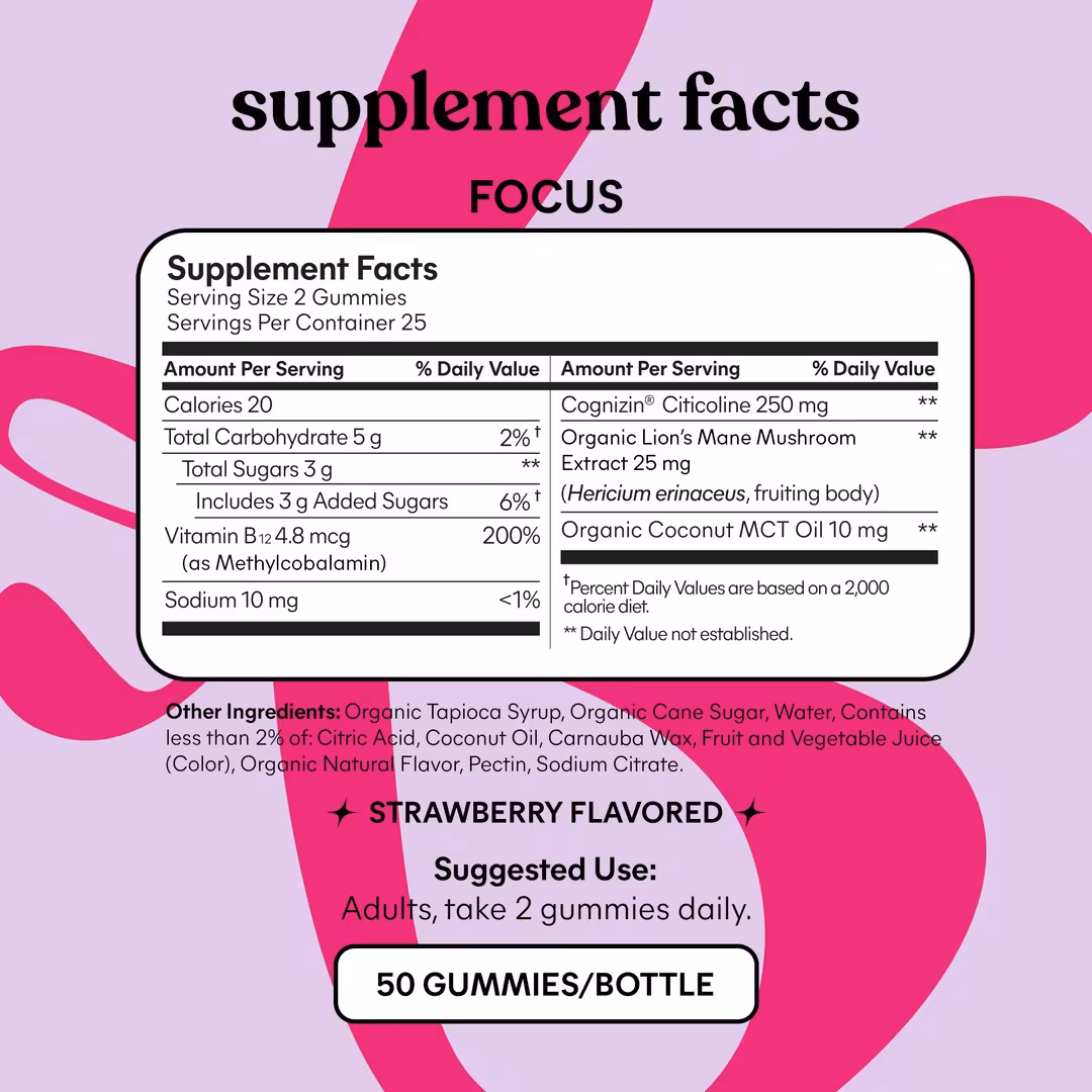 Focus: Concentration Gummies