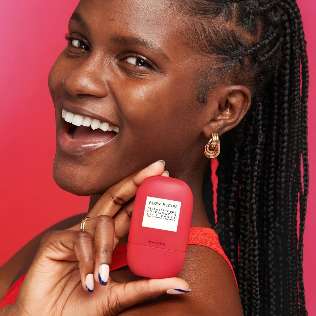 Strawberry Pore-Smooth Blur Drops
