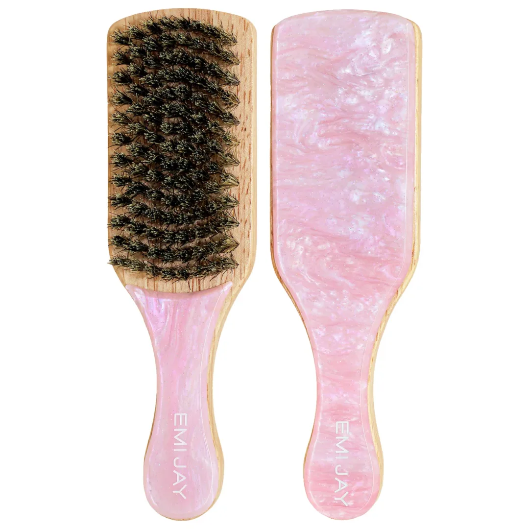 Mini Boar Bristle Hair Brush