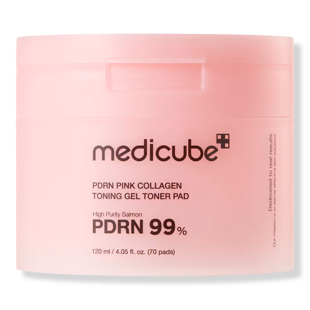 PDRN Pink Collagen Toning Gel Toner Pad