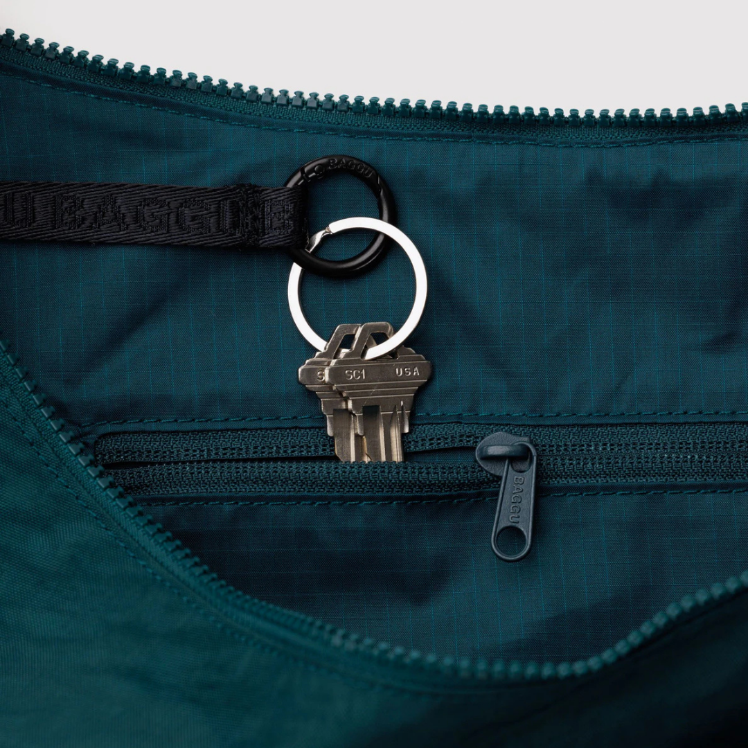 Large Nylon Crescent Bag