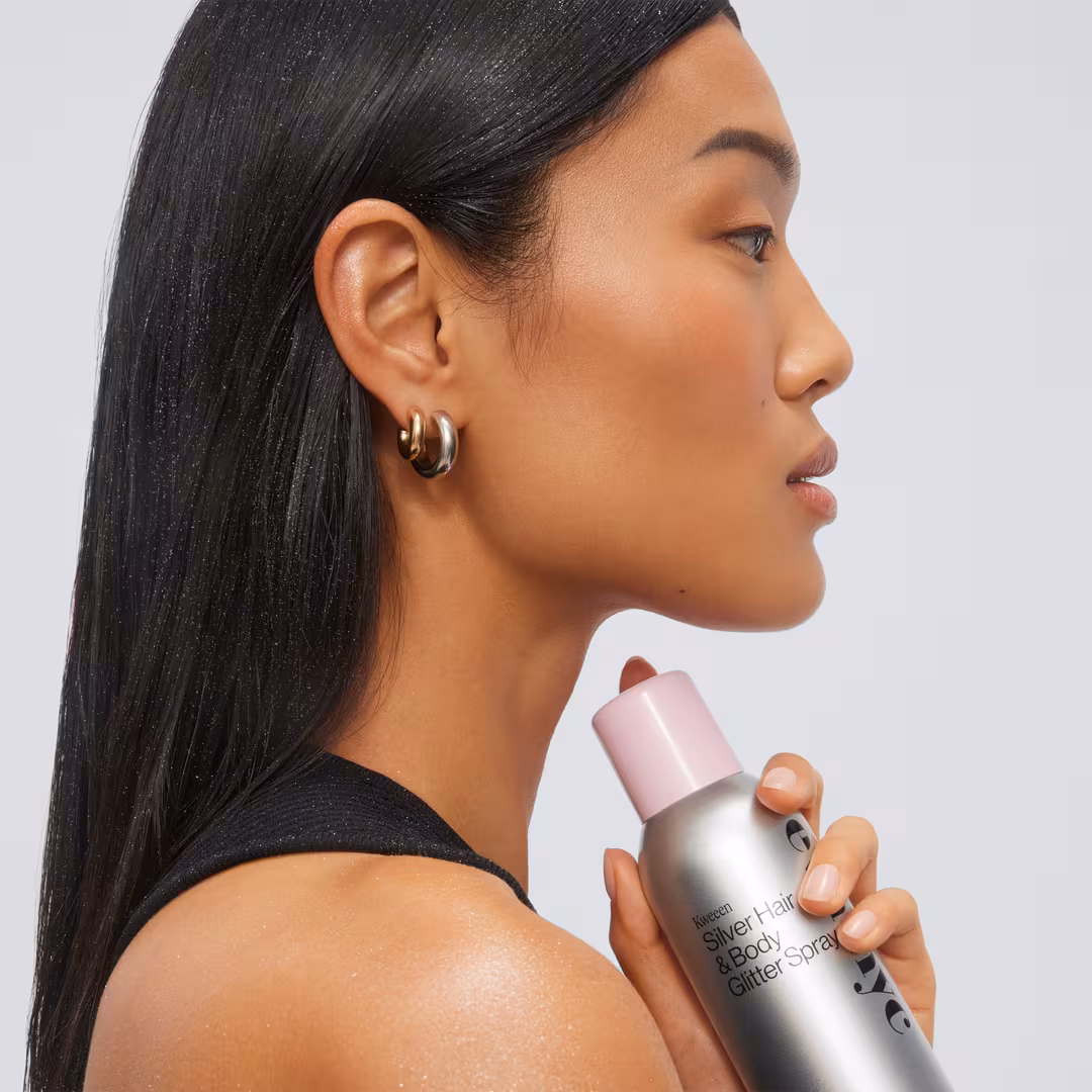 Silver Glitter Spray