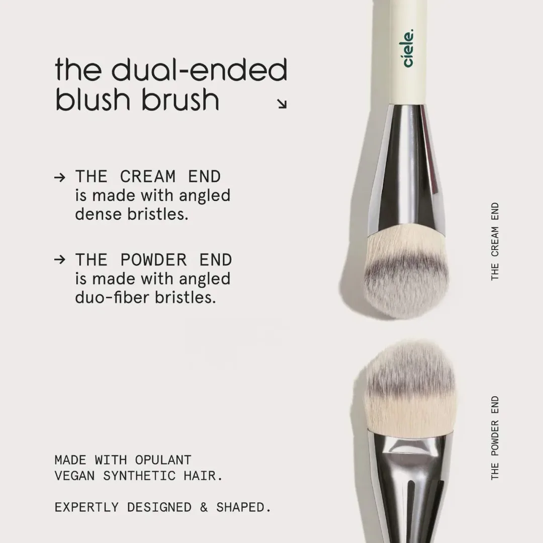 Dual-Ended Blush Brush