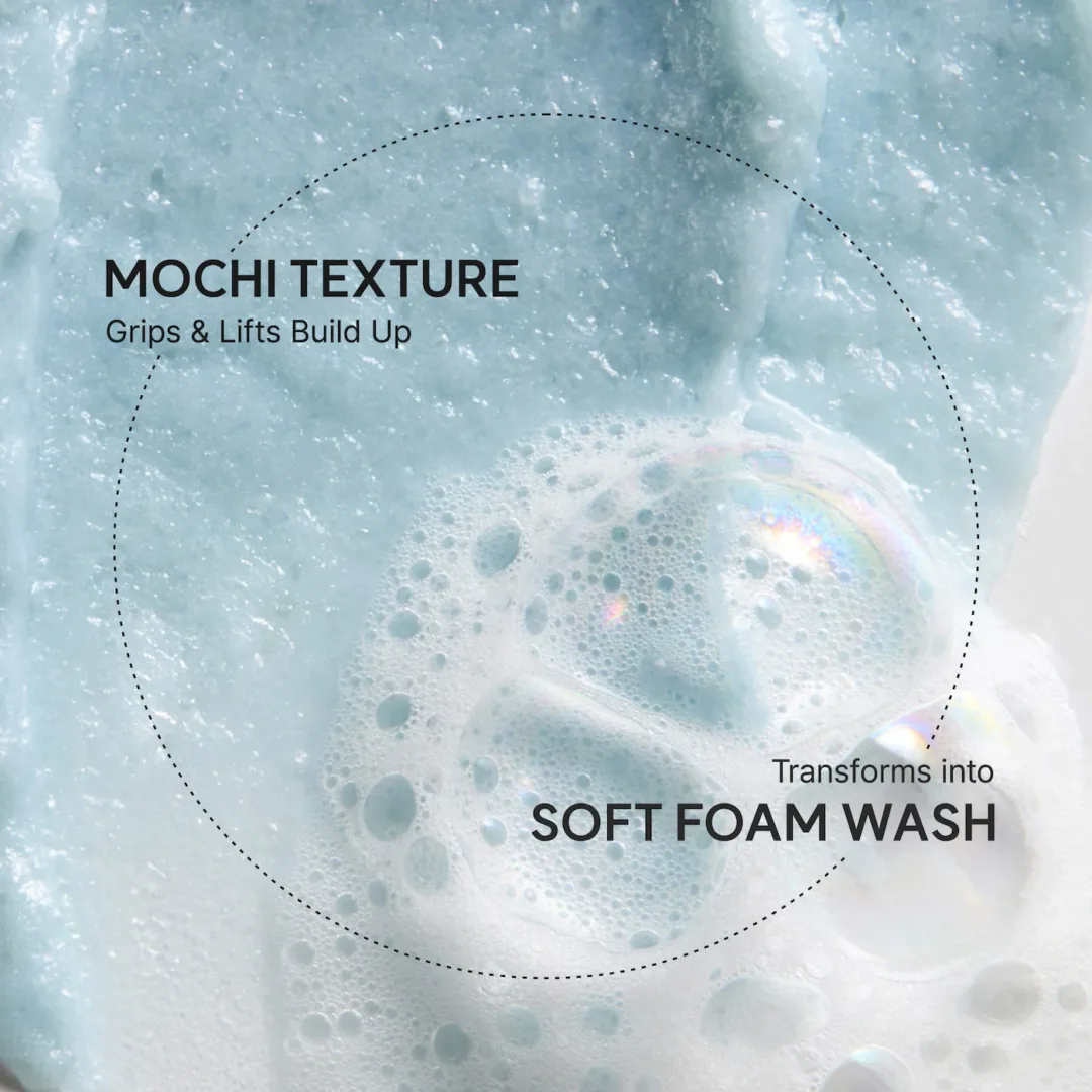 Fresh Blue Hyssop Rice Mochi Cleanser