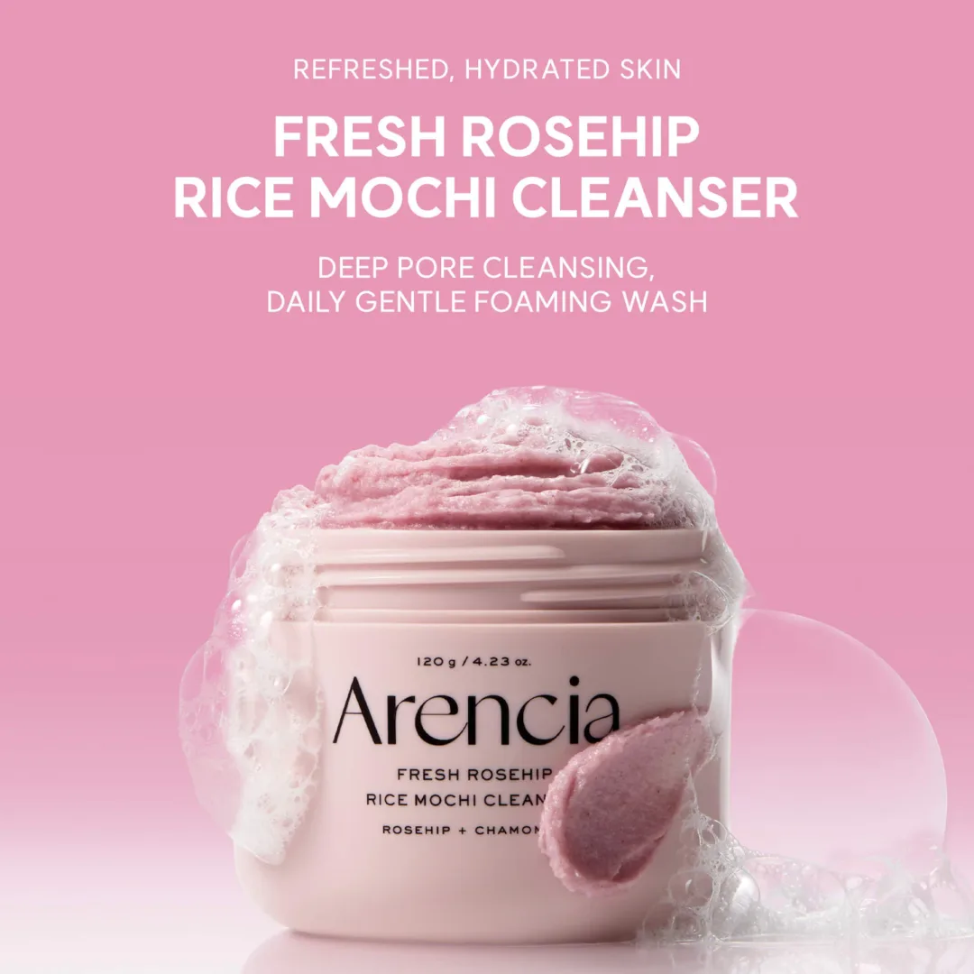 Fresh Rosehip Rice Mochi Cleanser