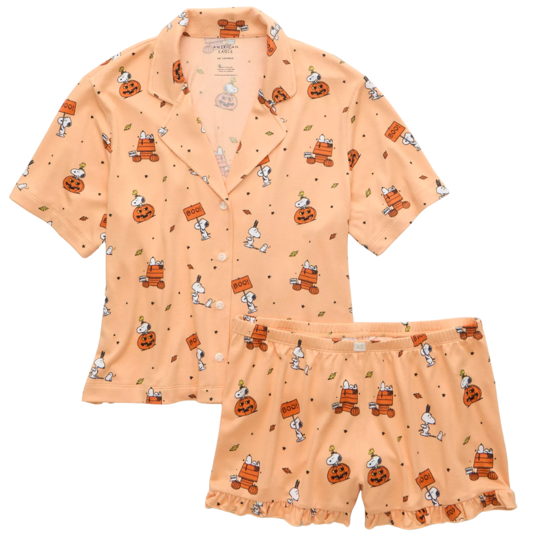 Luxe Plush Snoopy PJ Set