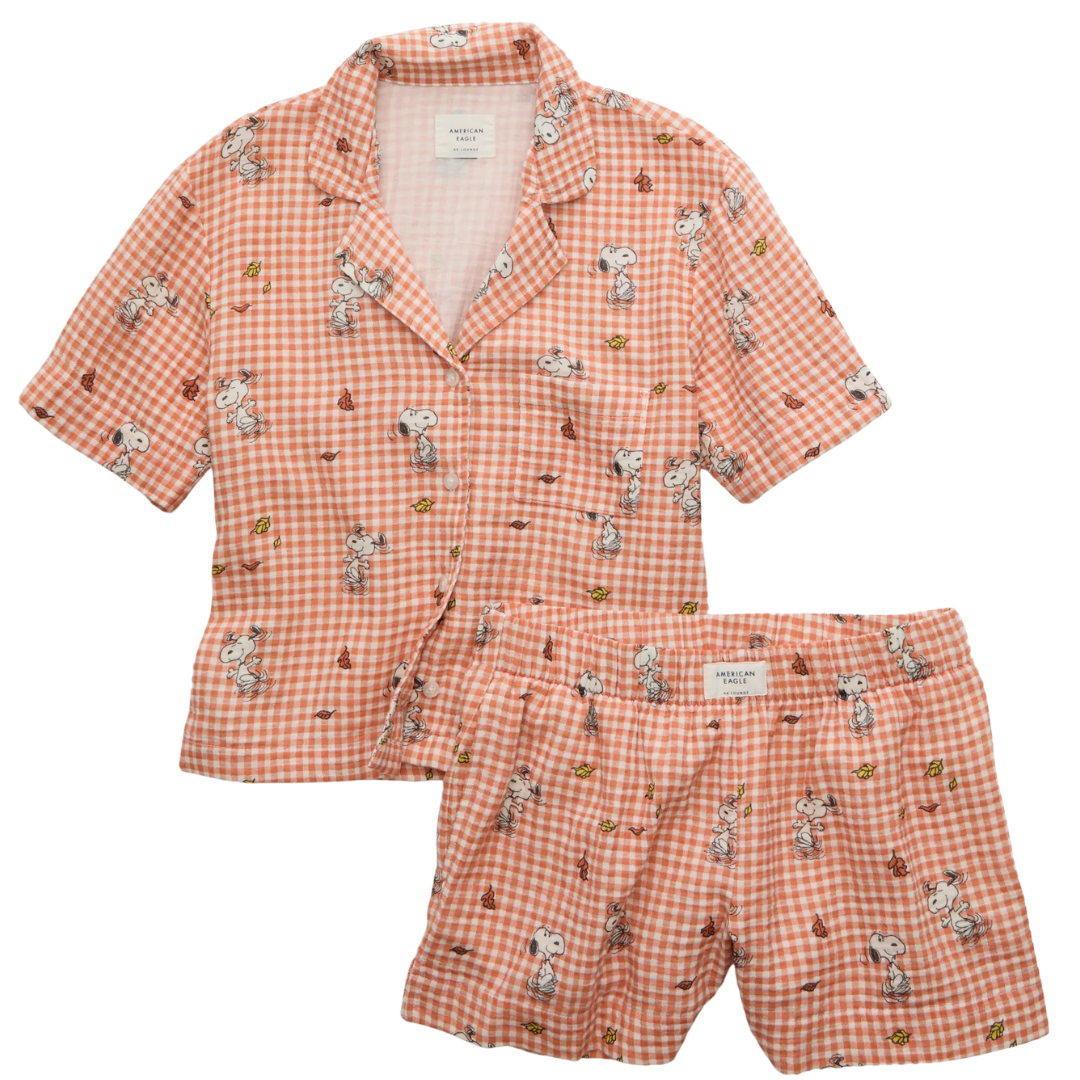 Snoopy Short-Sleeve PJ Set
