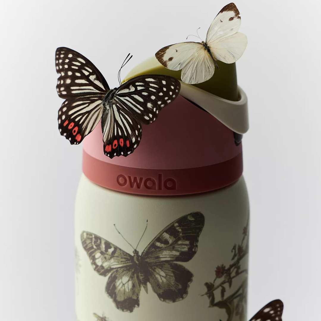 Water Bottle: Boho Butterfly
