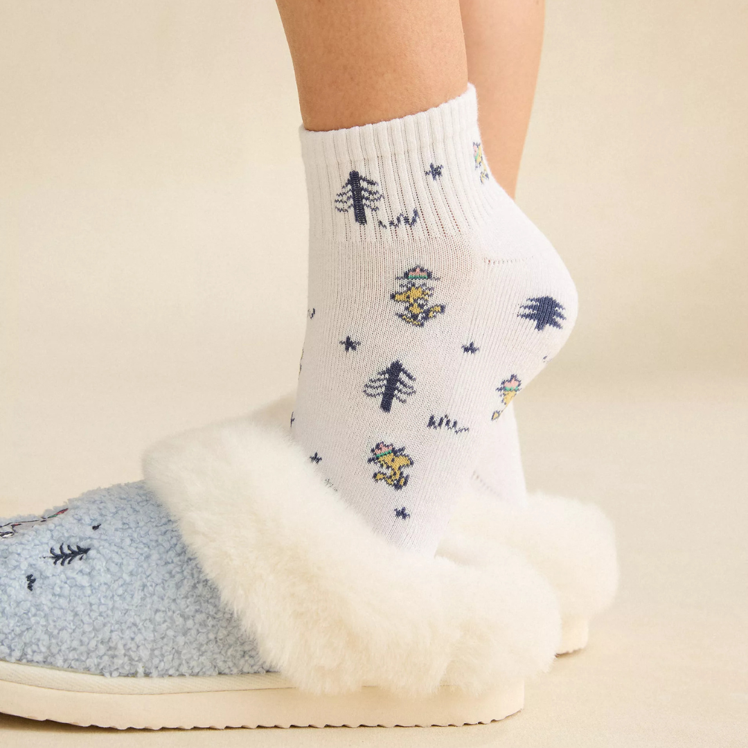 Snoopy Shortie Crew Socks