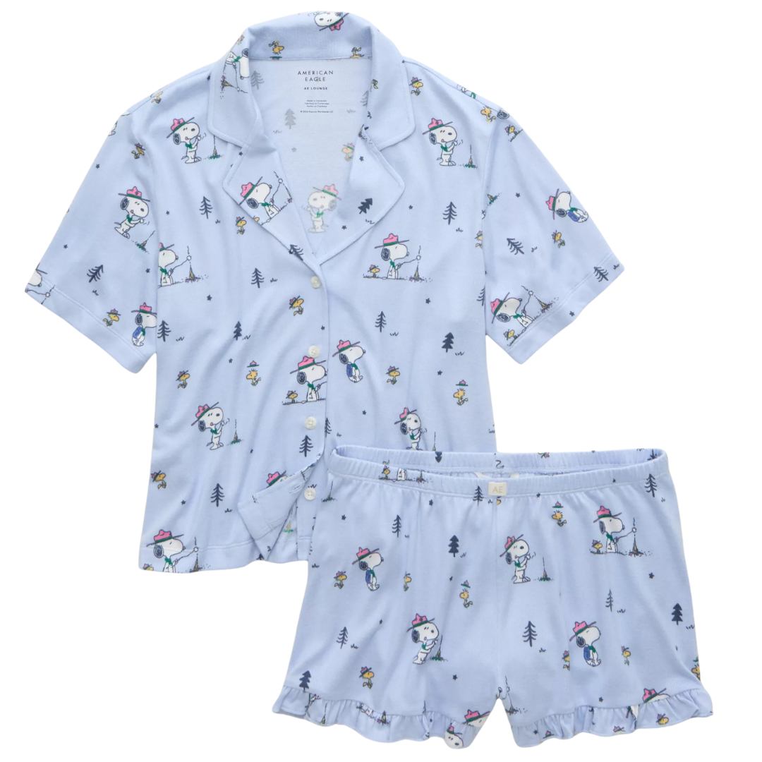 Luxe Plush Snoopy PJ Set