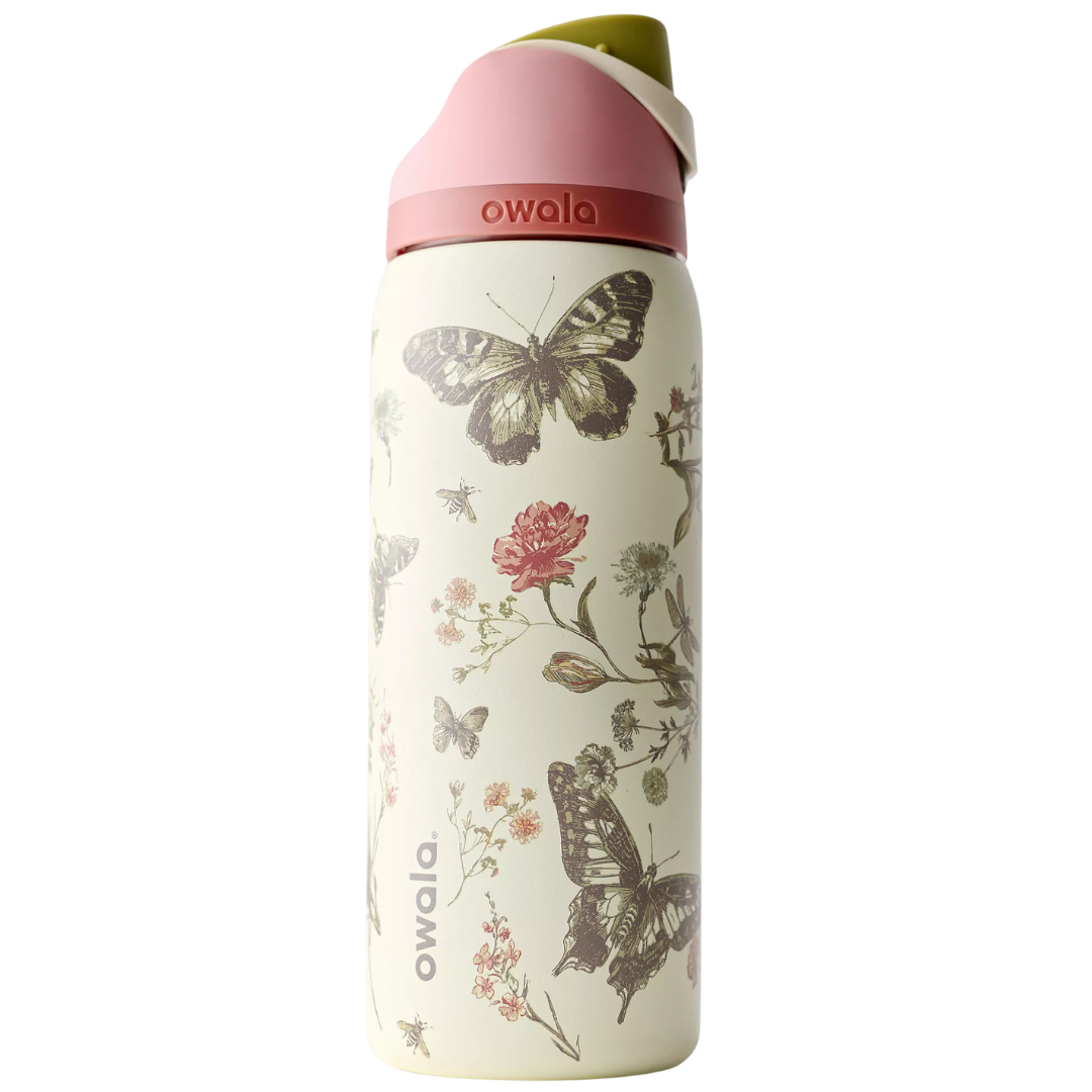 Water Bottle: Boho Butterfly
