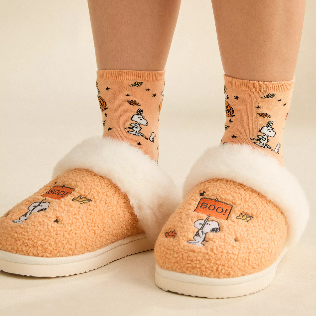 Snoopy Boo! Scuff Slipper